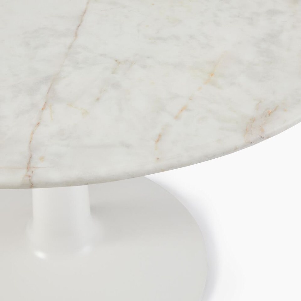 Liv Round Marble Dining Table West Elm UK